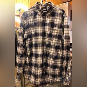 Chaps performance flannel grey/navy xxl